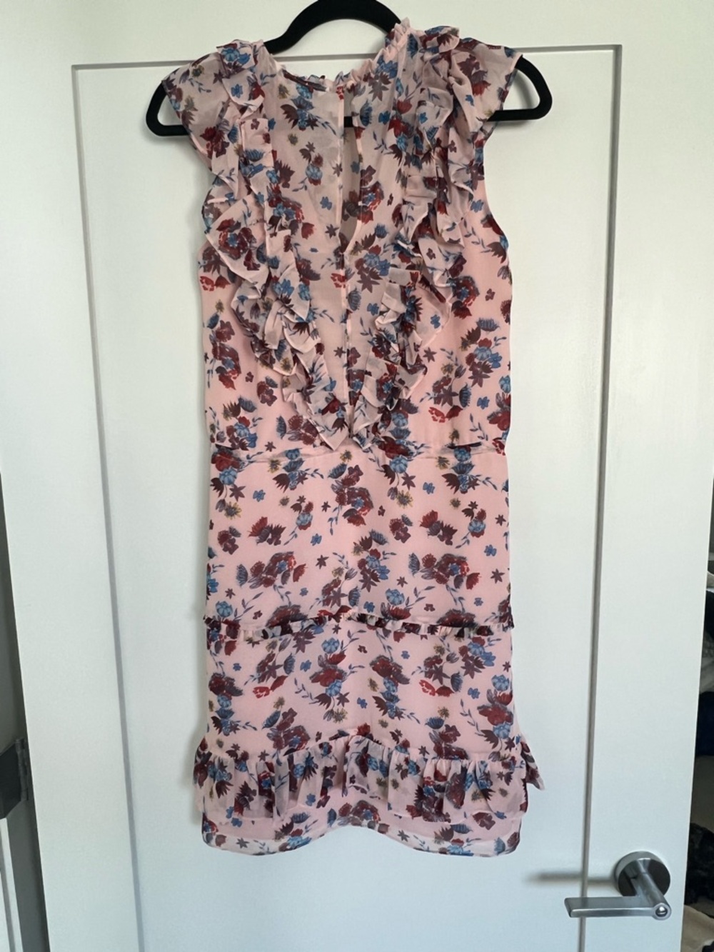 Rebecca Minkoff Pink Floral Mini Dress